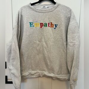 Mayfair Group gray empathy sweatshirt cozy